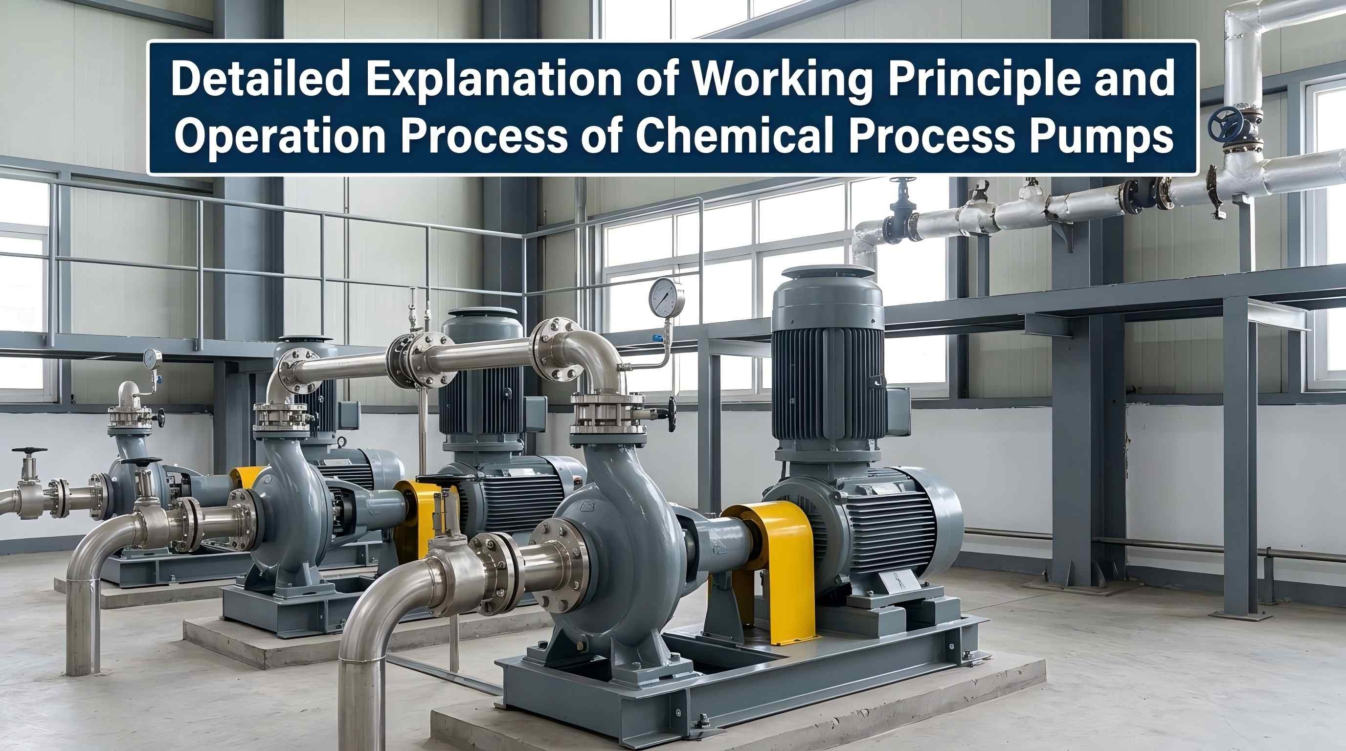 Szczegółowe wyjaśnienie zasady działania i procesu działania chemicznych pomp procesowych
