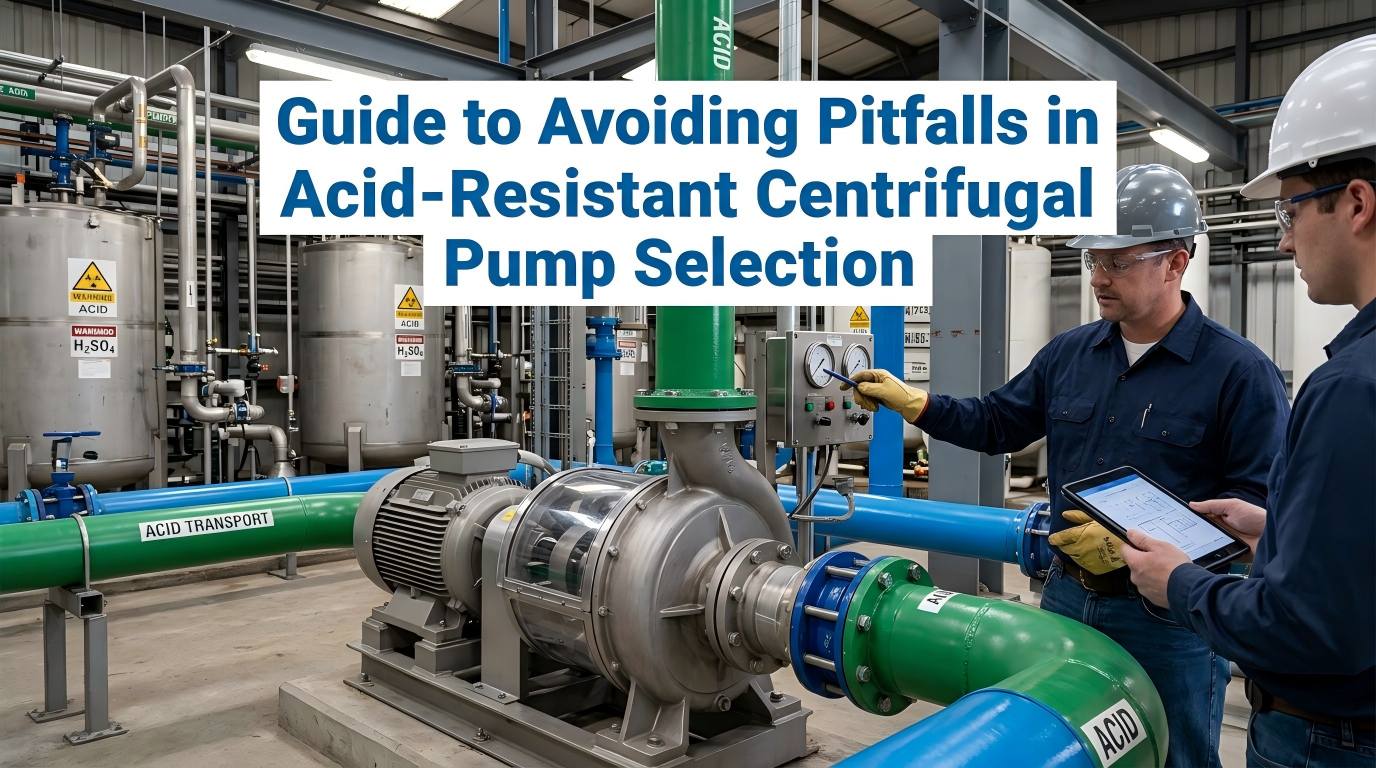 Guide to Avoiding Pitfalls in Acid-Resistant Centrifugal Pump Selection